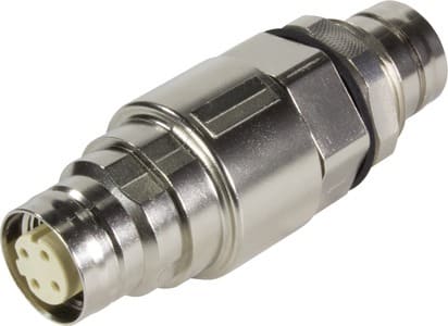 HARTING - M12 D-Coded gender changer Push Pull