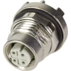 HARTING - Gerätebuchse M12-D-kod. IP67 ger.4pol.