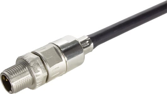 HARTING - M12 SD male A-cod 8-pole crimpflange
