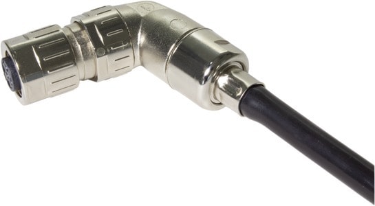 HARTING - M12 SD angled F X-cod 8 pol crimp flange