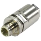 HARTING - M12-L male crimp D-coded 4pole