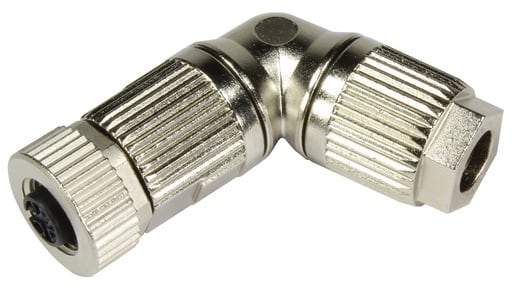 HARTING - M12 angeled female 5pole A-coded crimp