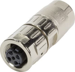 HARTING - M12 slim female crimp 4 pol D cod GB sea
