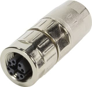 HARTING - M12 slim female crimp 8 pol X cod