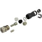 HARTING - M12-L fem. 4p D-cod. with conduit M17x1