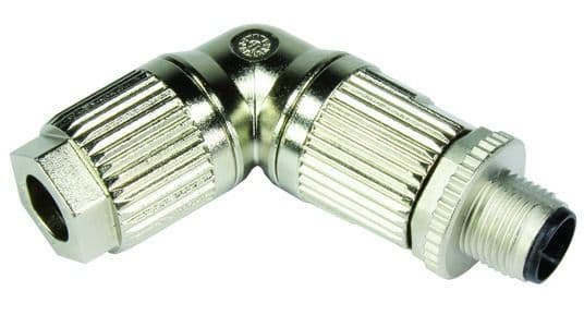 HARTING - M12 angeled male 4pole D-coded crimp