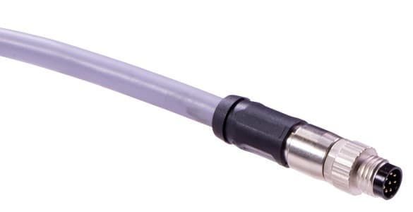 HARTING - M8 CA shield A-cod st/- m/- 10,0m PVC