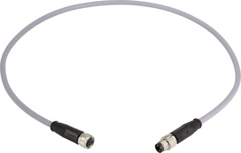 HARTING - M8 Cable Assembly 3-poles st/st f/m 1,0m