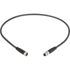 HARTING - M8 Cable Assembly 3-poles st/st f/m 0,5m