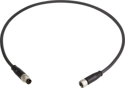HARTING - M8 Cable Assembly 4-poles st/st f/m 0,5m