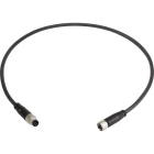 HARTING - M8 Cable Assembly 4-poles st/st f/m 0,5m