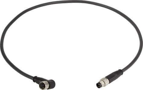 HARTING - M8 Cable Assembly 3-poles an/st f/m 0,5m