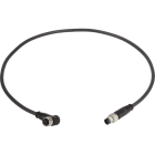 HARTING - M8 Cable Assembly 3-poles an/st f/m 0,5m