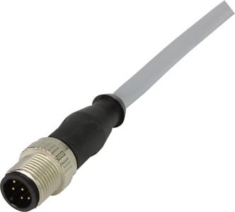 HARTING - M12 Cable Assembly A-cod st/- m/- 1,0m