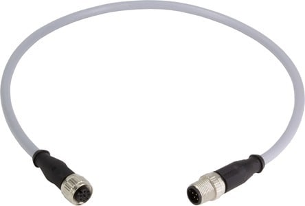 HARTING - M12 Cable Assembly A-cod st/st m/f 0,5m