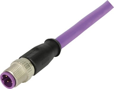 HARTING - M12 Cable Assembly B-cod st/- m/- 5,0m