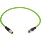 HARTING - M12 Cable Assembly D-cod st/st m/f 1,5m