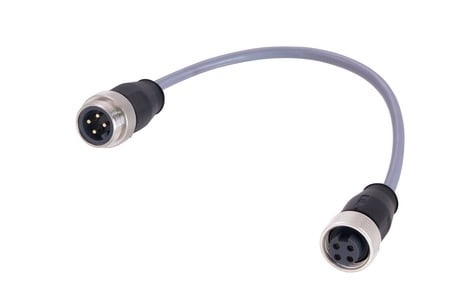 HARTING - 7/8 Cable Assembly 4-pole st/st f/m 1,0m