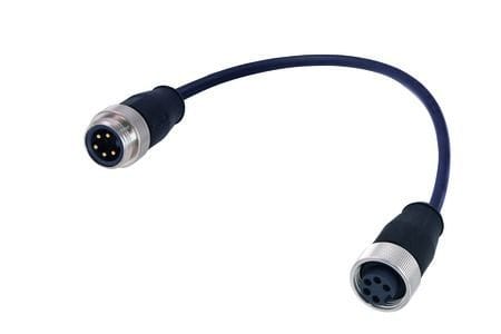 HARTING - 7/8 Cable Assembly 4p+PE st/st f/m 2,0m