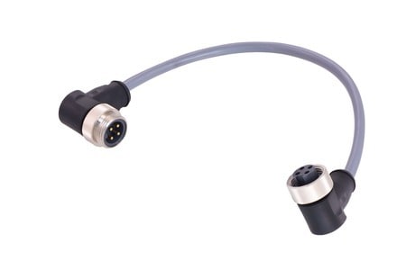 HARTING - 7/8 Cable Assembly 4-pole an/an f/m 2,0m