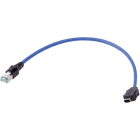 HARTING - ix Ind. - DB RJ45 Cat.6A FRNC blue 2,0m