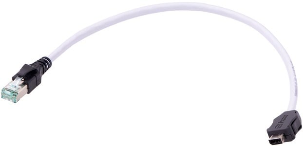 HARTING - ix Ind. - DB RJ45 Cat.6A FRNC white 1,0m