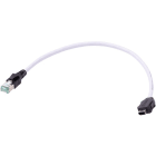 HARTING - ix Ind. - DB RJ45 Cat.6A FRNC white 1,0m
