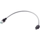 HARTING - ix Ind. - DB RJ45 Cat.6A FRNC grey 0,5m