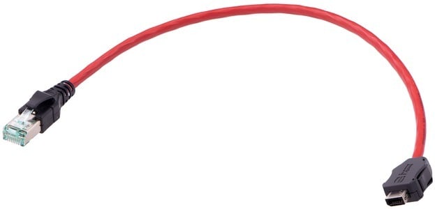 HARTING - ix Ind. - DB RJ45 Cat.6A FRNC red 0,5m