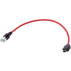 HARTING - ix Ind. - DB RJ45 Cat.6A FRNC red 10m