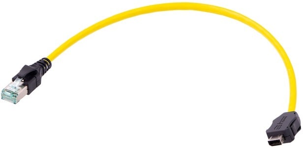HARTING - ix Ind. -DB RJ45 Cat.6A FRNC yellow 0,5m