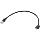 HARTING - ix Ind. - DB RJ45 Cat.6A FRNC black 0,5m
