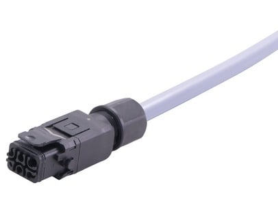 HARTING - Han1A CA 5+PE +latch f/- PVC 10m