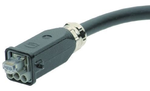 HARTING - Hybr.cable Assy, AC,20m -1x HAN3A