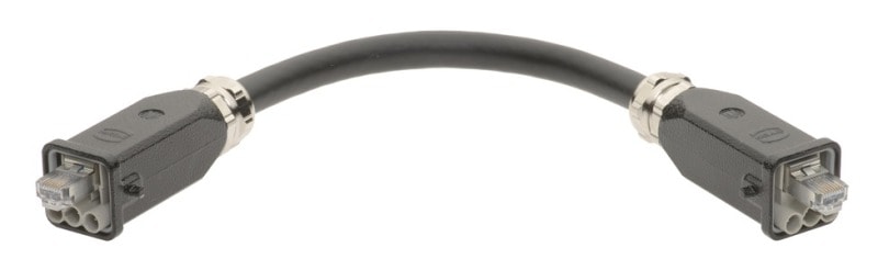 HARTING - Hybr.cable Assy, AC, 20m -2 x HAN3A