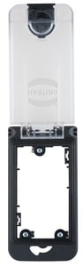 HARTING - Rahmen 1-fach, Plastik transparent