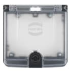 HARTING - Rahmen 2-fach, Plastik transparent