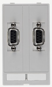 HARTING - Dateneinsatz (2x SUB-D9, f-m)