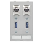 HARTING - Han-Port-2xRJ45/2xUSB
