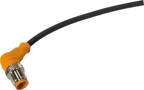 HARTING - M12 Sti 120° A-cod. IO 12h bk 1,0m