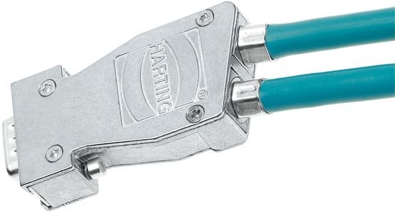 HARTING - D Sub pole metal hoods, screw UNC 4/40