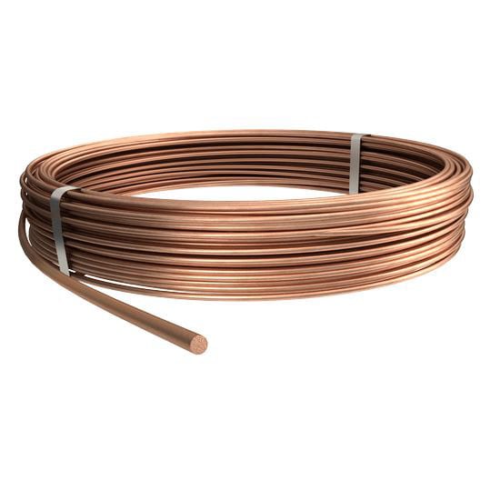 ERDUNGSMATERIAL - Runddraht Kupfer weich Ø8mm ca.50kg 1kg=2,25m