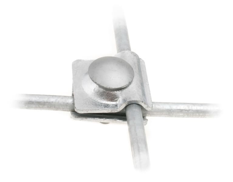 ERDUNGSMATERIAL - MV-Klemme STAHL verzinkt Flachrundschraube M10 RdØ8-10mm