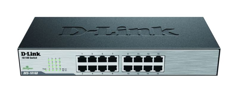 D-LINK - 16-Port Layer2 Fast Ethernet Switch