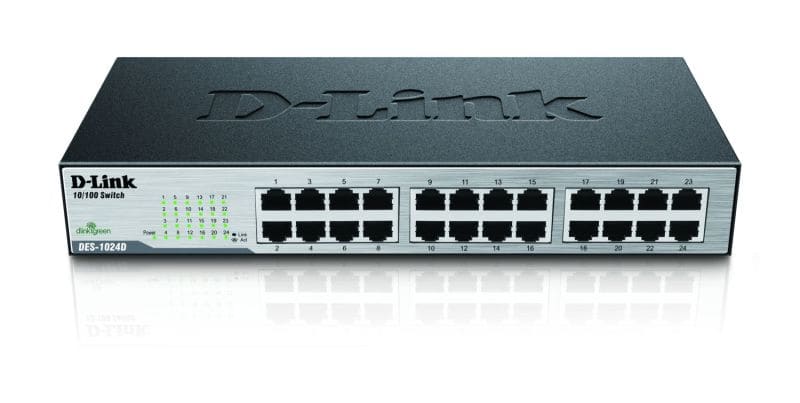 D-LINK - 24-Port Layer2 Fast Ethernet Switch