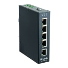 D-LINK - 5-Port Unmanaged Layer2 Fast Ethernet Industrial Switch