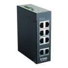 D-LINK - 8-Port Unmanaged Layer2 Fast Ethernet Industrial Switch