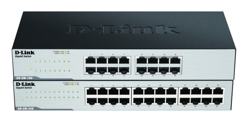 D-LINK - 16-Port Gigabit Easy Desktop Switch