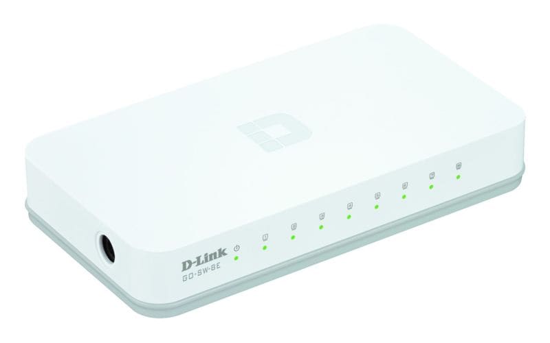 D-LINK - 8-Port Easy Desktop Switch