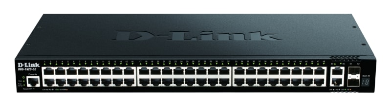 D-LINK - 52-Port Smart Managed Gigabit Stack Switch 4x 10G